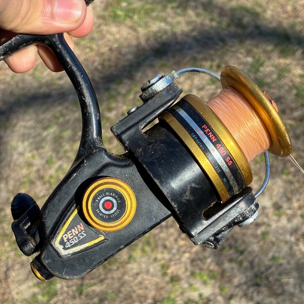 Penn 450SS Spinning Reel Made In USA High Speed 5.1:1 Fishing Reel